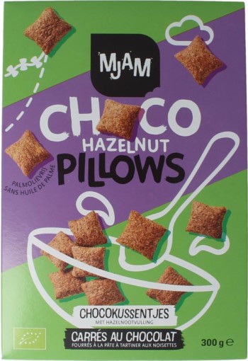 Mjam Choco pillows hazelnut bio (300 Gram)