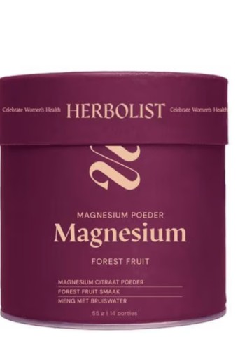 Herbolist magnesium poeder forrest fruit