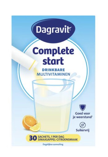 Dagravit Complete Start Kids Multivitamine Citroen 30 stuks