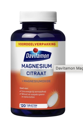 Davitamon Magnesium citraat 120 Tabletten