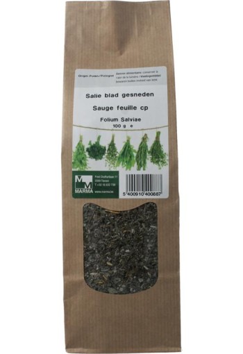 Marma Salie blad gesneden (100 Gram)