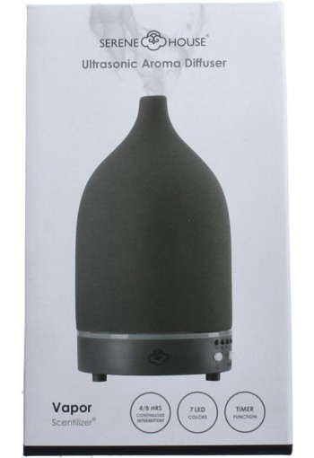Serene House Aroma diffuser vapor antraciet (1 Stuks)