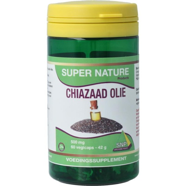 SNP Chiazaad olie 500mg (60 Vegetarische capsules)