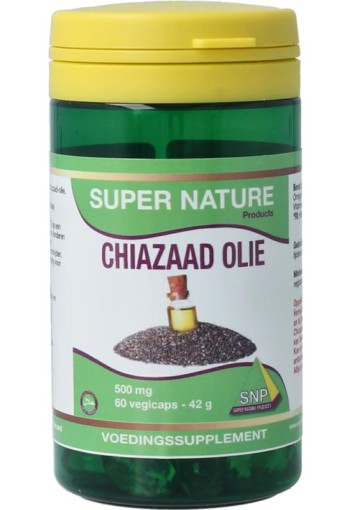 SNP Chiazaad olie 500mg (60 Vegetarische capsules)