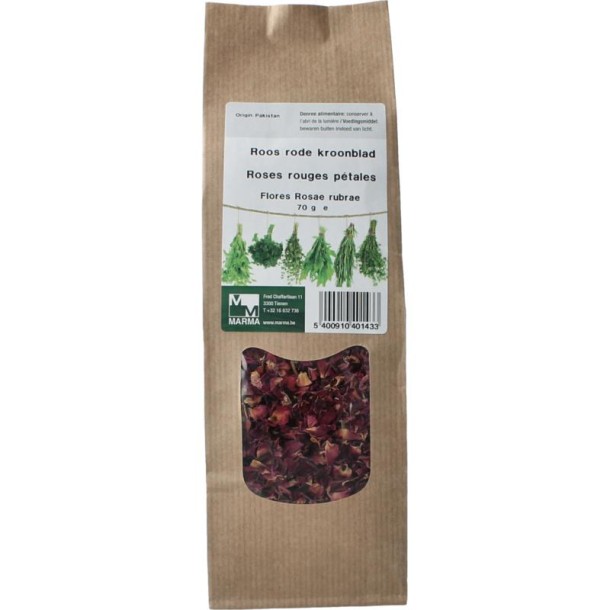 Marma Roos rode kroonblad (70 Gram)