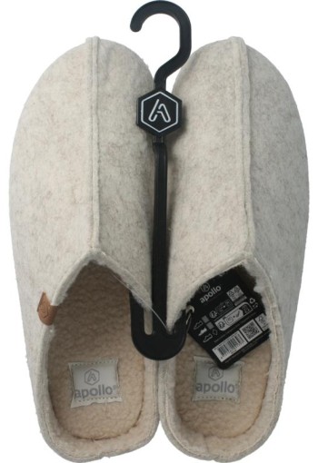Apollo Zweedse slof beige 41/42 dames (1 Paar)
