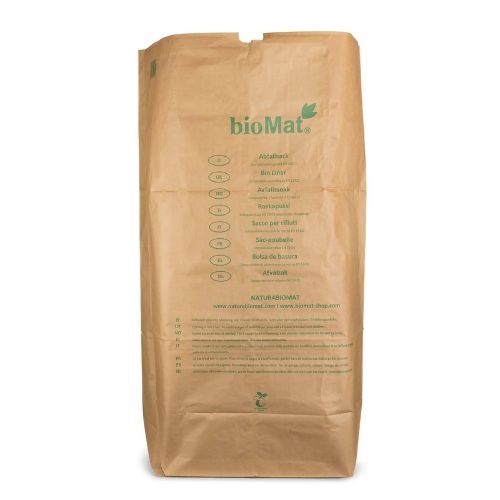 Biomat Afvalzak composteerbaar papier 240 liter (25 Stuks)