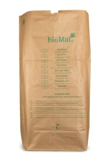 Biomat Afvalzak composteerbaar papier 240 liter (25 Stuks)