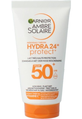 Ambre Solaire Hydraterende melk protect SPF50+ (50 Milliliter)