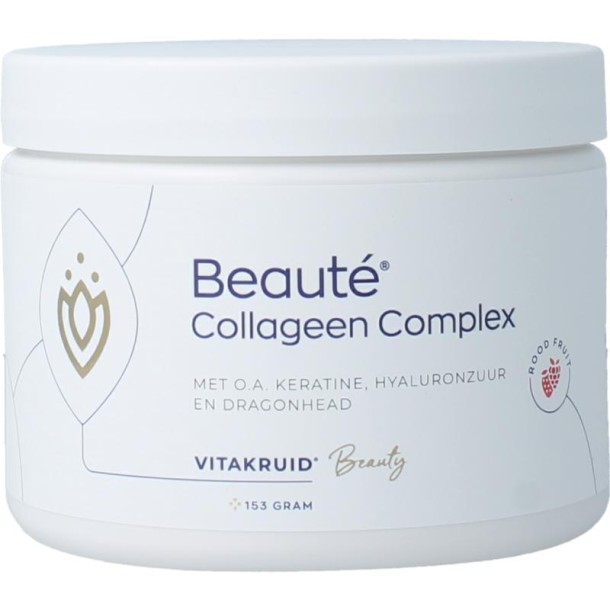 Vitakruid Beaute collageen rood fruit keratine (153 Gram)