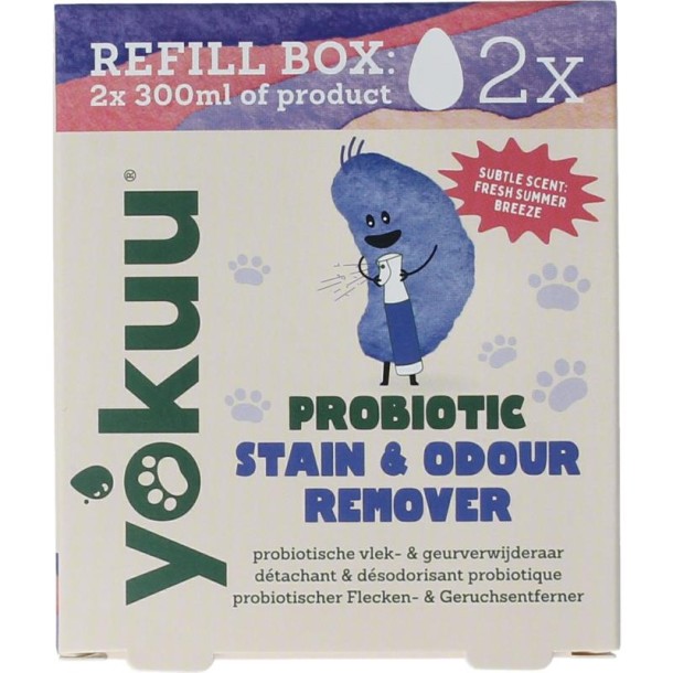 Yokuu Probio vlek & geurverwijderaar huisdieren refill (2 Stuks)