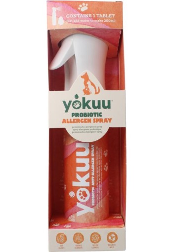 Yokuu Probio allergenenspray huisdieren startset (1 Set)