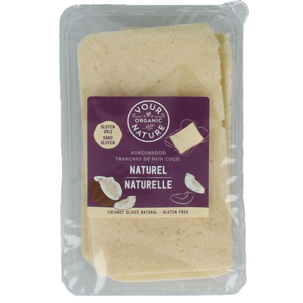 Your Organic Nat Kokosbrood naturel bio (225 Gram)