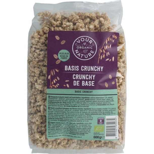 Your Organic Nat Muesli crunchy basis bio (600 Gram)