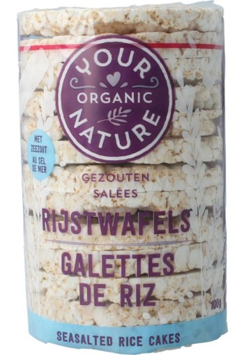 Your Organic Nat Rijstwafels gezouten bio (100 Gram)