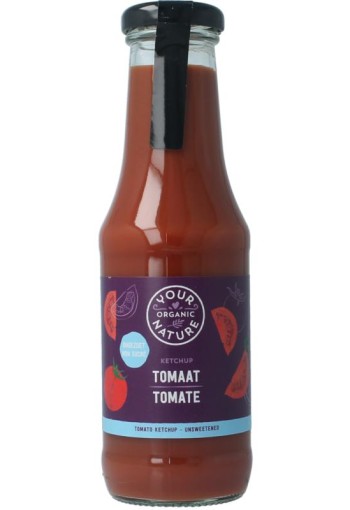 Your Organic Nat Tomatenketchup ongezouten bio (325 Milliliter)
