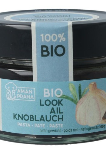 Amanprana Zwarte knoflookpoeder pasta (100 Gram)