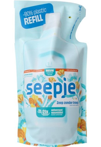 Seepje Wasmiddel universeel navulzak (945 Milliliter)