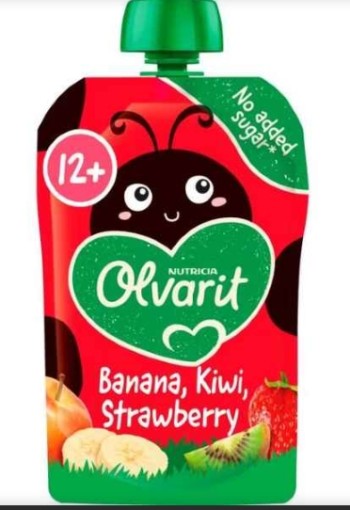 Olvarit Knijpfruit Aardbei Banaan Kiwi