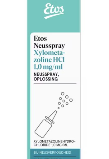 Etos Neusspray Xylometazoline HCl 1,0 MG/ 10ML