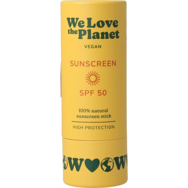 We Love Sunscreen stick vegan SPF50 (40 Gram)