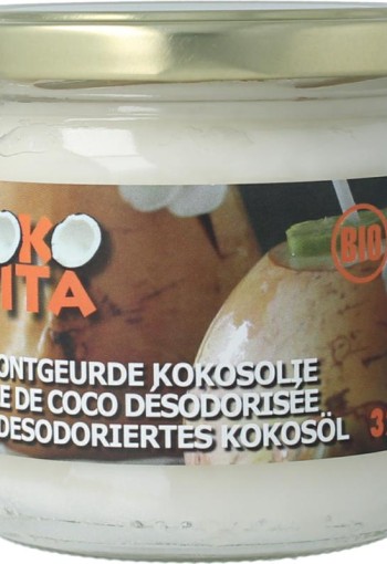 Kokovita Kokosolie geurloos bio (325 Milliliter)