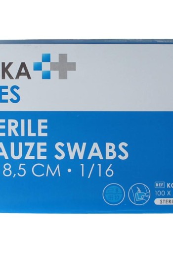 Hekapres Hydrofiel gaaskompres 5x8.5cm (100 Stuks)