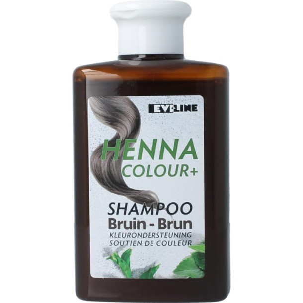Henna Cure & Care Shampoo colour + bruin (300 Milliliter)