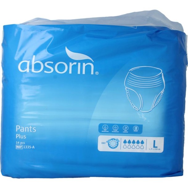 Absorin Pants plus L (14 Stuks)