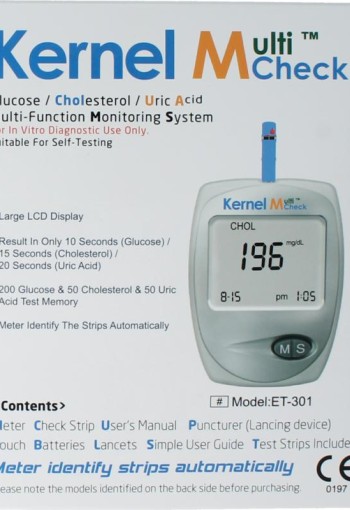 Testjezelf.nu Multicheck 3uz meter (1 Stuks)
