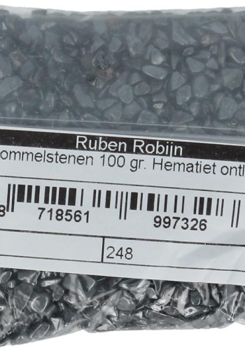 Ruben Robijn Trommelstenen hematiet ontladingmix maat 0 (100 Gram)