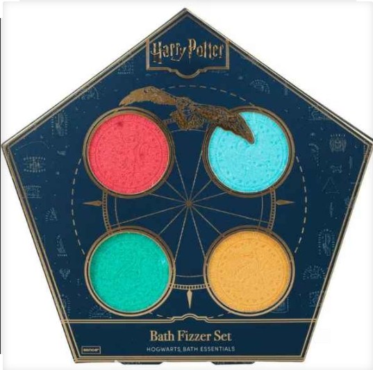 Warner Bros Harry Potter Giftset 4pcs Bath Fizzer 45gr Magic Wisdom