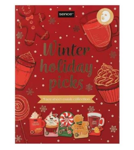Sence Collection Giftset Facial Sheet Mask 20ml Mask Book The Christmas List