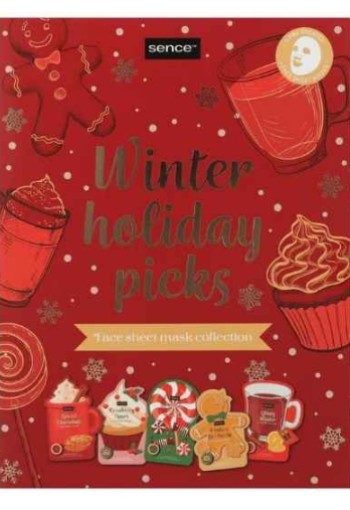 Sence Collection Giftset Facial Sheet Mask 20ml Mask Book The Christmas List