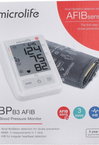 Microlife MIC BPB3 AFIB Bloeddrukmonitor (1 Stuks)