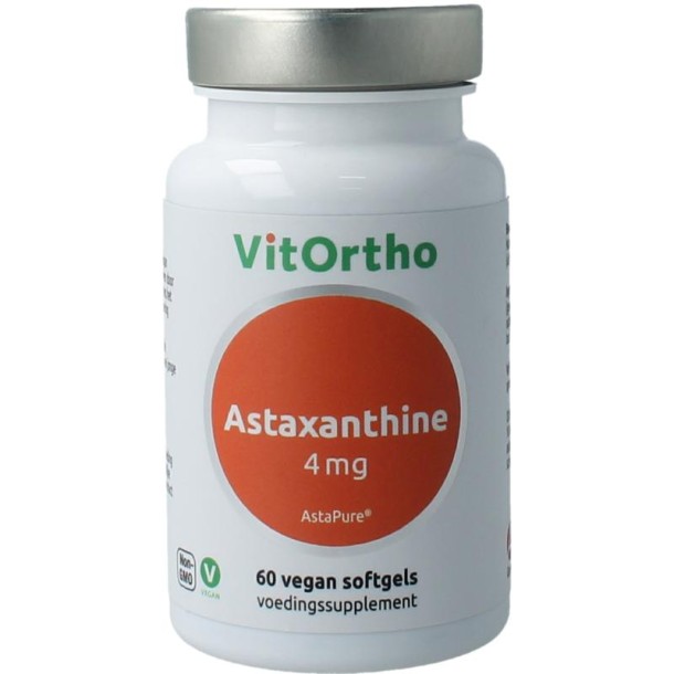 Vitortho Astaxanthine 4mg astapure (60 Softgels)