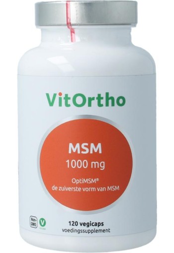 Vitortho MSM 1000mg OptiMSM (120 Vegetarische capsules)