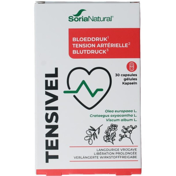 Soria Natural Tensivel bloeddruk (30 Capsules)