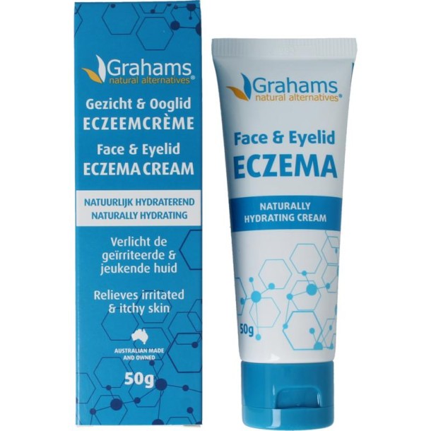 Grahams Gezicht & ooglid eczeem creme (50 Gram)