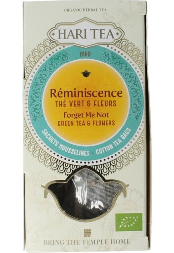 Hari Tea Green tea & flowers forget me not bio (10 Stuks)