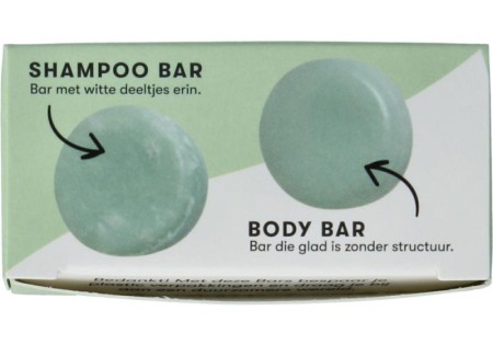 Shampoobars Mini shampoo & body bar aloe vera & komkommer (20 Gram)