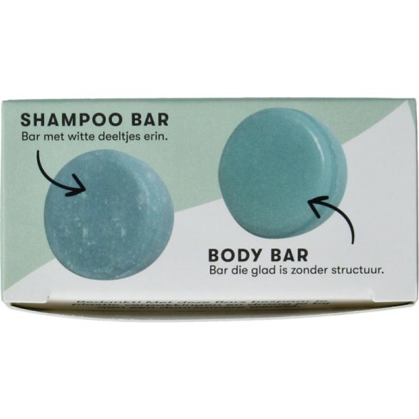 Shampoobars Mini shampoo & body bar eucalyptus & tea tree (20 Gram)