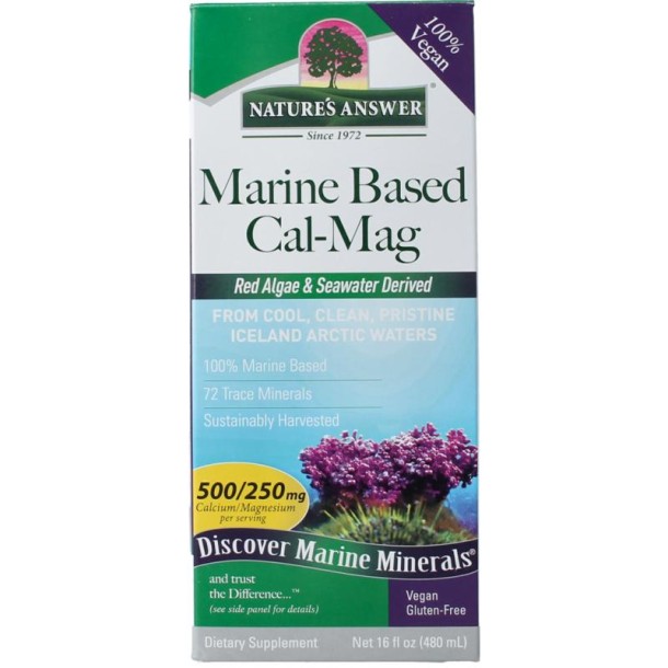 Natures Answer Calcium magnesium marine based vloeibaar (480 Milliliter)