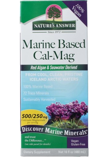 Natures Answer Calcium magnesium marine based vloeibaar (480 Milliliter)