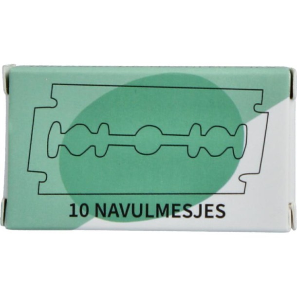 Shampoobars Safety razor mesjes navulling (10 Stuks)