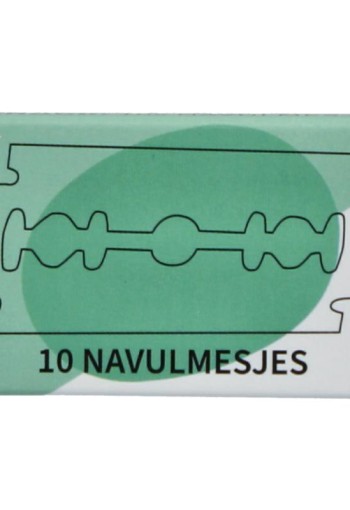 Shampoobars Safety razor mesjes navulling (10 Stuks)