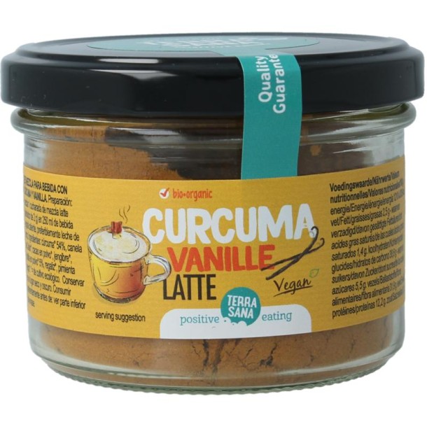 Terrasana Latte curcuma vanilla bio (70 Gram)