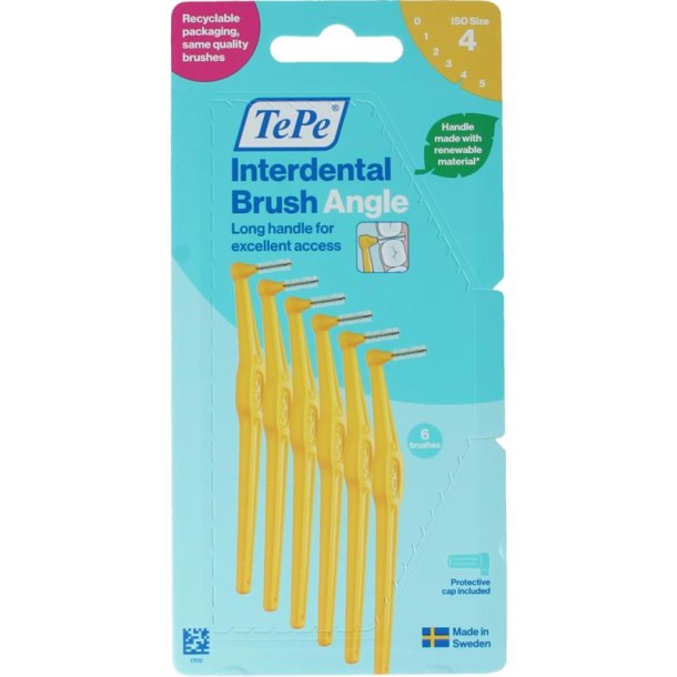 Tepe Angle geel iso maat 4 (6 Stuks)