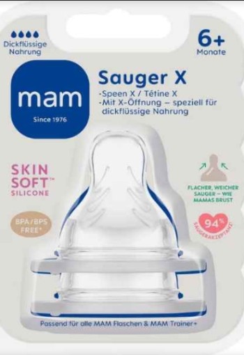 MAM Flesspeen Maat X 2 stuks