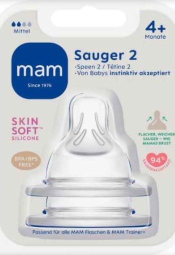 MAM Flesspeen Maat 2 2 stuks